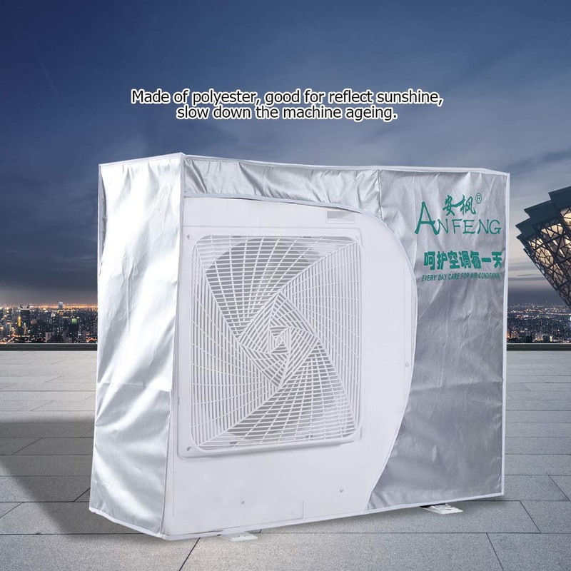 Window Air Conditioning Cover Anti Dust Anti Snow Waterproof Sunproof