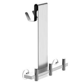Kegii Towel Rail No Drilling - Towel Hooks for Shower Wall Shower Glass Wall Shower Hooks Bathroom Stainless Steel