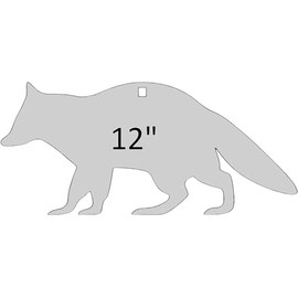 Birchwood Casey AR500 3/8" Silhouette / 1-Hole/Racoon