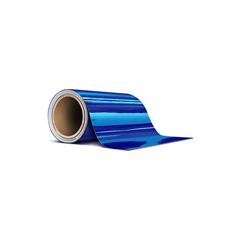 VViViD Blue Mirror Chrome Air-Release Adhesive Vinyl Pinstripe Tape Roll