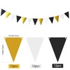 3 Pcs Triangle Flag Banner, Pennant Bunting Banner Flag for