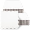 qiqee White 12 Inch Wave Cake Boards 15-Packs Squares Base
