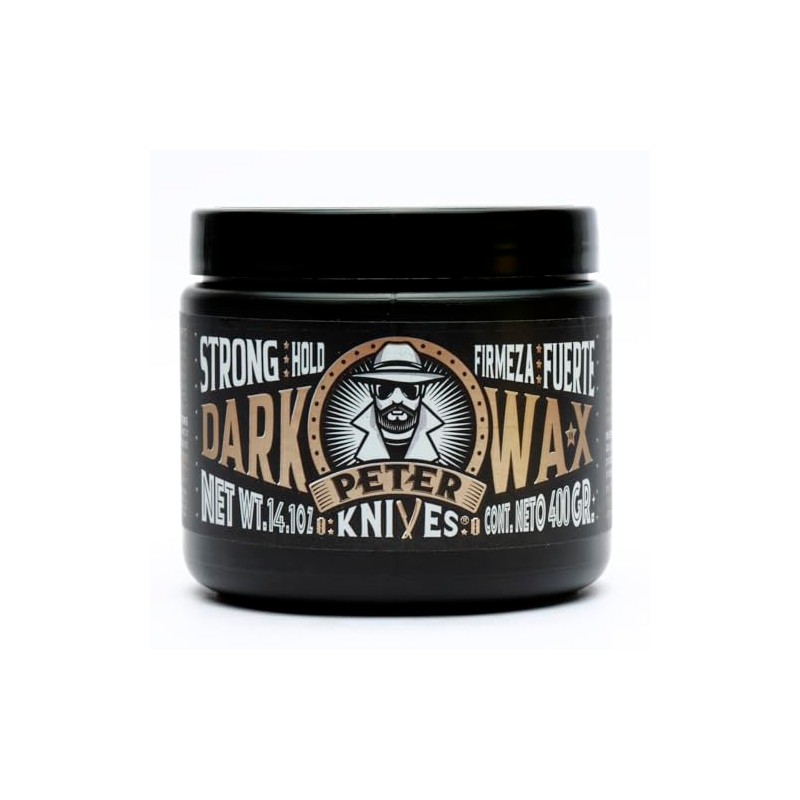 Cera gel Dark Wax Cubrecanas para peinar cabello barba y