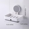 2024 POTENTIA Adhesive Soap Holder/Dish for Shower Wall Mounted NO-Drilling
