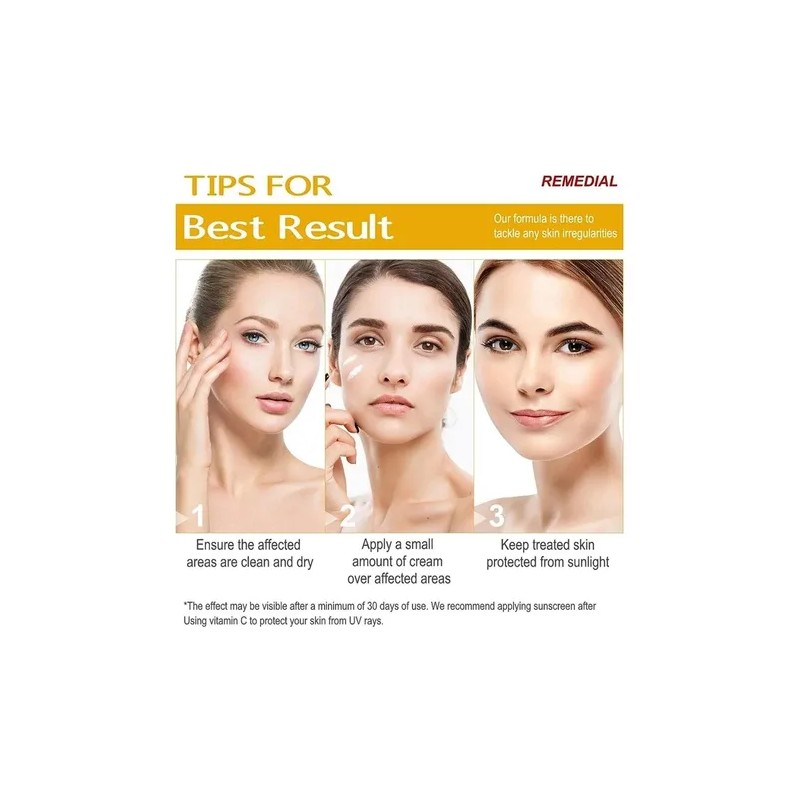 Crema Facial Blanqueadora De Vitamina C Aclarante