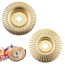 Grinder, Disc Grinder, Blade, For Carpentry, Polishing Disc, Set of 2, Outer Diameter 3.9 inches (100 mm) / 3.9 inches (98 mm), High Speed Grinding, Sharp, Fastness, Curved Surface/Slope, Wood