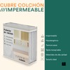 MUBSON Cubre Colchon Individual con Tela 100% Impermeable y Anti