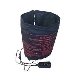 5 Gallon Drum Heater with Digital Thermostat Control, 20 LB Propane Tank Heater, Use Graphene Electric Heating Film