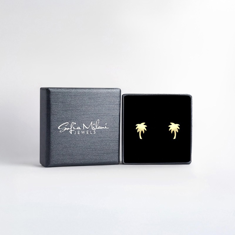 SOFIA MILANI - Women's Earrings 925 Silver - Palm Tree