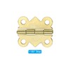 PATIKIL Small Jewelry Box Hinges 3/4 Inch, 10 Pack 180-degree