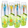 Yaomiao 50 Sea Animal Cups - 12 oz Disposable Plastic