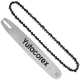 Yutacorex 18inch Chainsaw Guide Bar and Chain Combo,Replacement Accessories Fits Stihl MS291,MS311,MS391,MS362, MS462 C-M,MS362,MSE250,MS290,MS310,MS361,MS390,30030088917,30030008817,3/8,050,66DL,D025