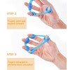 2pcs Silicone Finger Exerciser Improve Finger Dexterity High Flexibility Hand