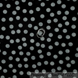Plaid BonEful Fabric FQ Cotton Quilt Black White B&W Polka Dot Calico Plaid Stripe USA