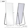 MIRUO Full Length Mirror, 64" x 21" Aluminum Alloy Frame