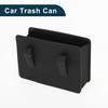 TUCKBOLD Car Trash Can Portable Seat Back Trash Bin Black