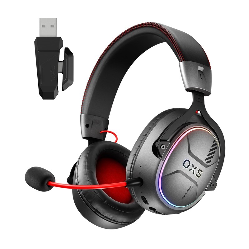 OXS Storm G2 Audfonos Gamer para inalmbricos,con micrfono de cancelacin