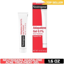 Neutrogena Adapalene Gel 0.1% Acne Treatment, 1.6 oz - Oil & Fragrance-Free Topi