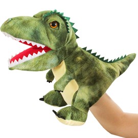 YOUYIKE Tyrannosaurus Rex Hand Puppet Dinosaur Plush Toy Kids Hand Puppet Animal Jurassic World Dinosaur Plush Toy Interactive Dinosaur Toy for Children from 3 Years (30 cm)