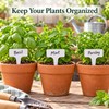 Waterproof T-Shaped Plant Labels for Garden Organization – Reusable PVC