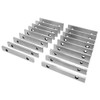 WEN 10349 18-Piece Precision-Ground 1/4-Inch Parallel Sets with Case, Chrome