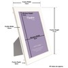 Hampton Frames STEPHANIE 4x6 (10x15cm) Silver Edged Picture Photo Frame