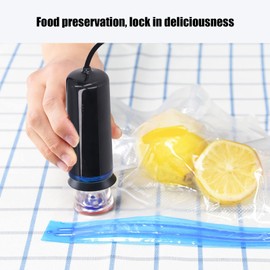 Electric Air Pump, USB Powered, Portable Electric Vacuum Pump, 2 Nozzles, Storage Bag for Travel, Food Preservation, Inflating Air Mattress