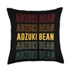 Adzuki Bean Rainbow Throw Pillow
