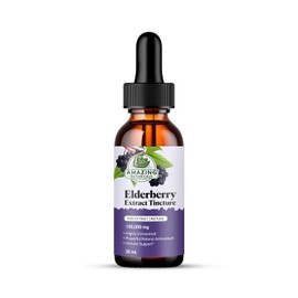 Elderberry Extract 15,000mg Strength Tincture - Organic Immune Support & Wellness Supplement | Elderberry Syrup Organic | 30ml/1oz