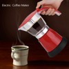 Aluminum Alloy Electric Coffee Pot, Electric Moka Pot, for Home