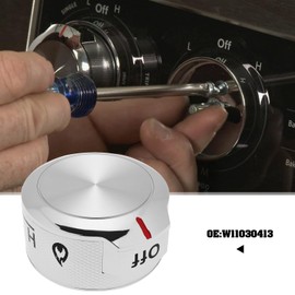 Create idea Stove Burner Knobs W11030413 Compatible with Whirlpool Compatible with KitchenAid Range Knob WPW11030413 Replace W10643306 W11027434 W10786063 WPW11030413
