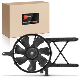 A-Premium A/C Condenser Fan Assembly Compatible with Select Nissan Models - Frontier, Pathfinder, Xterra, 2005 2006, 4.0L - Replace# 92120EA200, 92120-EA200