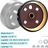 10L0L 19186G1P Brake Drum/Hub Assembly (Electric) for EZGO TXT