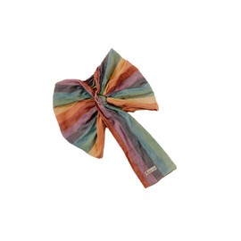 Hip Baby Wrap Ring Sling Baby Carrier - Extra Soft Bamboo Linen Baby Wraps Carrier Machine Washable Baby Tush Carrier Made with All Natural Plant Based Dyes Perfect Baby Shower Gifts Rainbow Brite