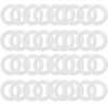 Quzhou 200 Pieces Roman Blind Curtain Rings Clear Plastic Rings,