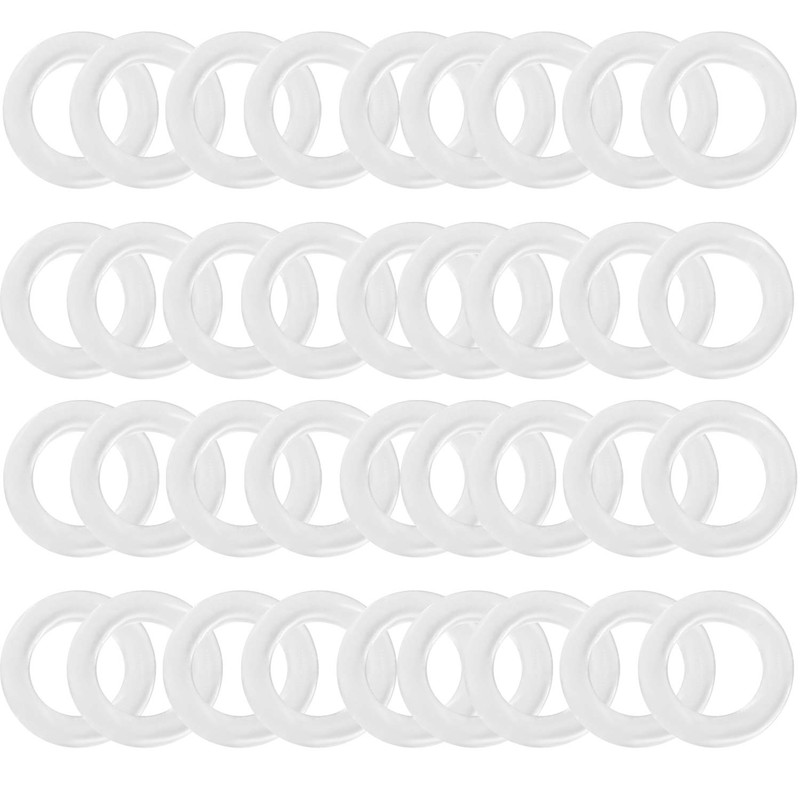 Quzhou 200 Pieces Roman Blind Curtain Rings Clear Plastic Rings,
