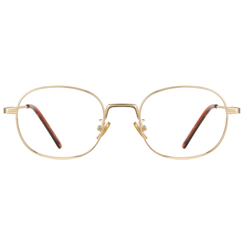 Cyxus Retro Oval Blue Light Blocking Glasses for Women Men