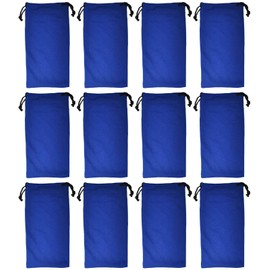 OWL Pouches For Glasses And Sunglasses, Soft Microfiber Protective Cleaning Case Bag 12 PCS