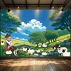 Tingjoo Emerald Isle Theme Vbs Backdrop 9 x 6 ft