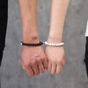 COAI Couples Mutual Attraction Distance Magnetic Howlite Tourmaline Stone Bracelets