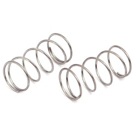sourcingmap Compression Spring,304 Stainless Steel,8mm OD,0.5mm Wire Size,15mm Free Length,Silver Tone,20Pcs