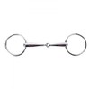Horze Solid Mouth Loose Ring Snaffle - Silver - Size: