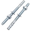 SKIR'CO (Pack of 8) Galvanised Wedge Anchors M10 x 140