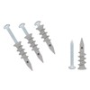 Self Drilling Drywall Plastic Anchors with Screws, Expansion Screws 100
