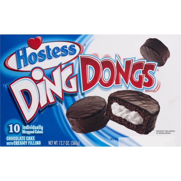 Hostess Ding Dongs 10 count, 12.7oz (1 box)