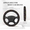 Colorful Butterfly Print Steering Wheel Cover