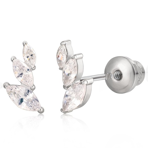 Limerencia Hypoallergenic G23 Implant Grade Titanium Screw Back Earrings Tragus