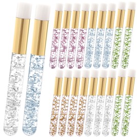 Pack of 20 Eyelash Shampoo Brush Eyelash Extension Cleaning Brush Nose Pores Deep Cleaning Brush Eyelash Brush Removal Brush Eyelash Cleaning Brush Blackhead Removal Brush (5 Colours)