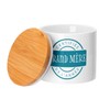 Fabulous Ceramic Jar with Lid Bamboo - Certified Grandmother of