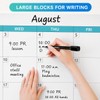 Dry Erase Calendar for Wall - 38" x 58" Extra